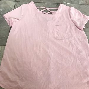Light pink strappy tee !!